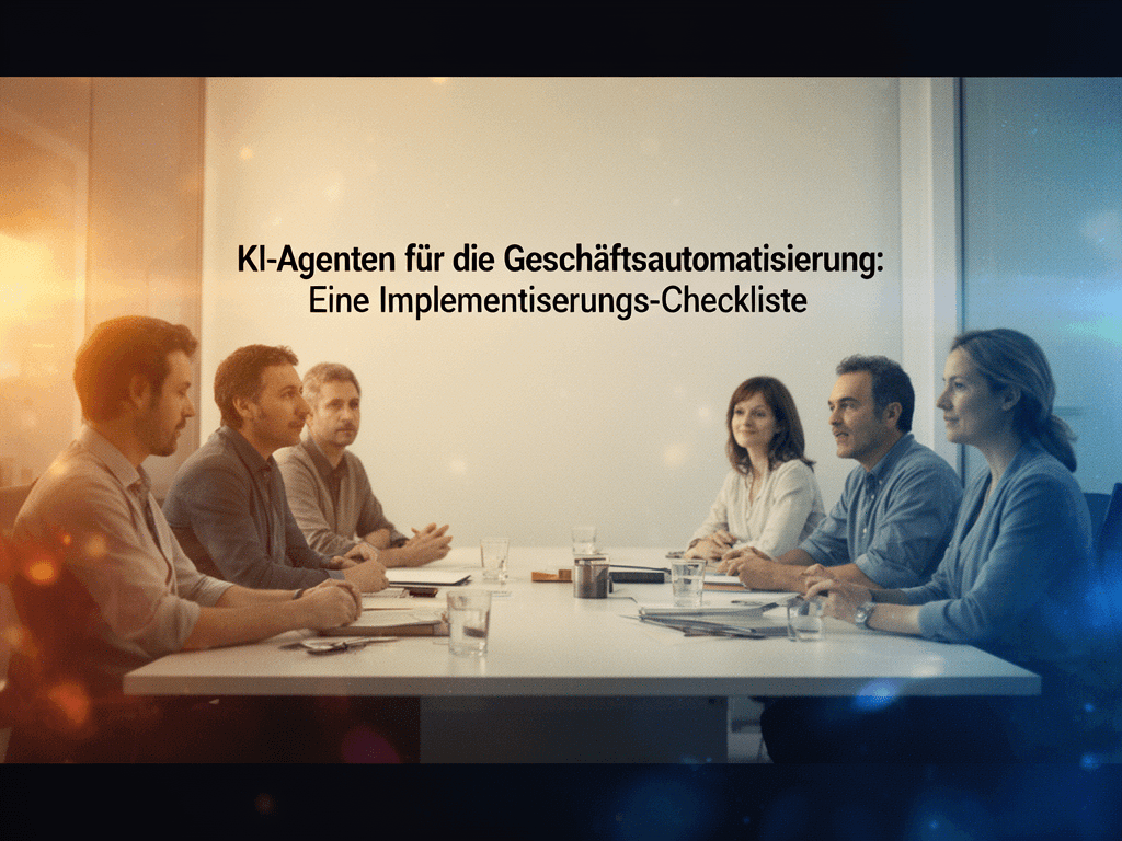 KI-Agenten für die Geschäftsautomatisierung: Eine Implementierungs-Checkliste